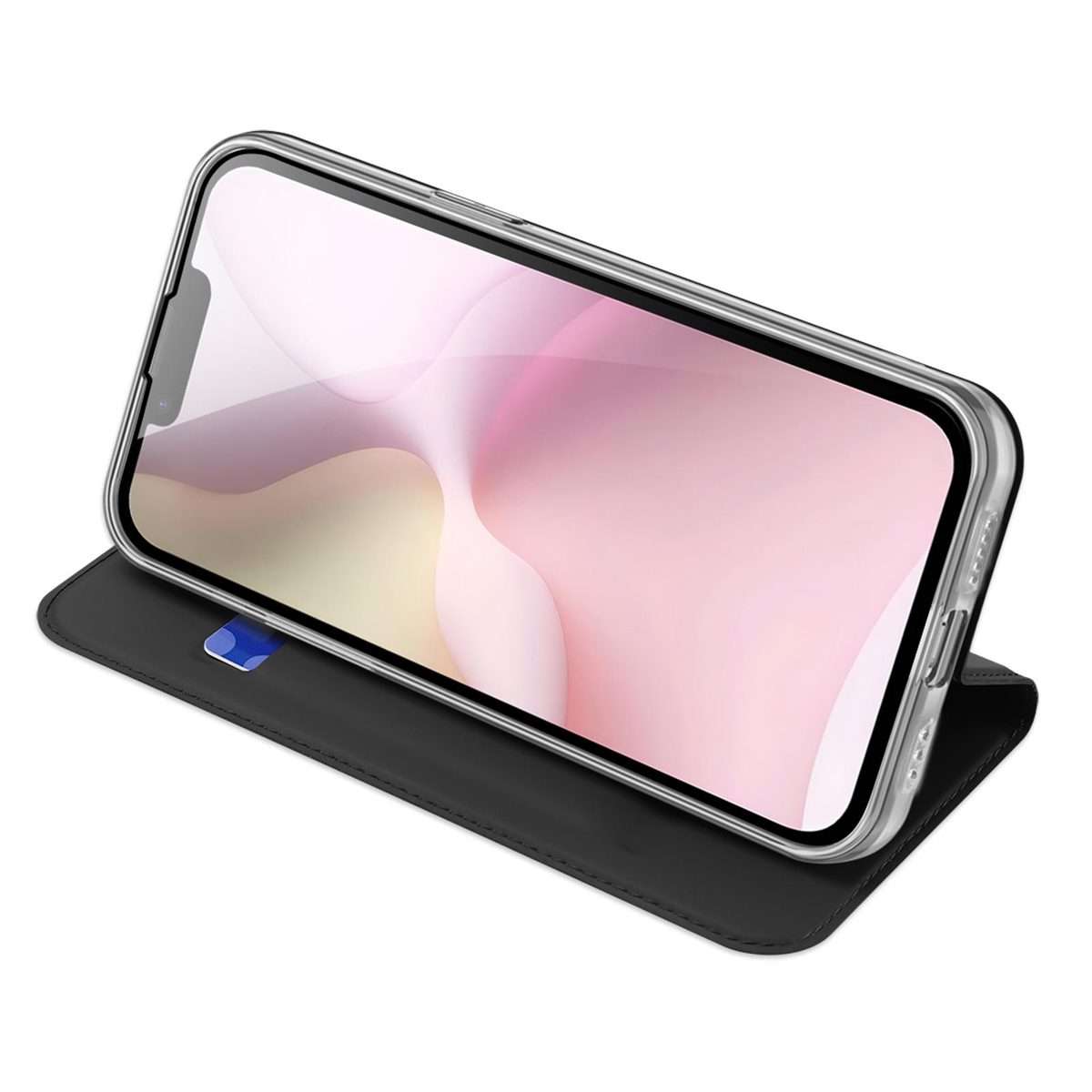 For iPhone 17e / 16e DUX DUCIS Skin Pro Series Flip Leather Phone Case(Black)