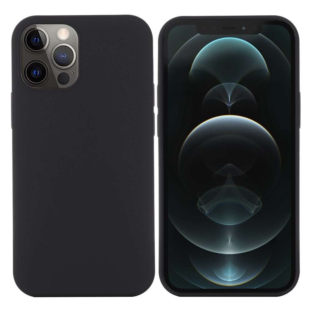 For iPhone 15 Pro Max Shockproof Silicone Magsafe Phone Case(Black)