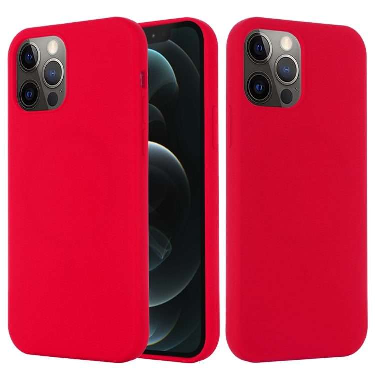 For iPhone 15 Pro Shockproof Silicone Magsafe Phone Case(Red)