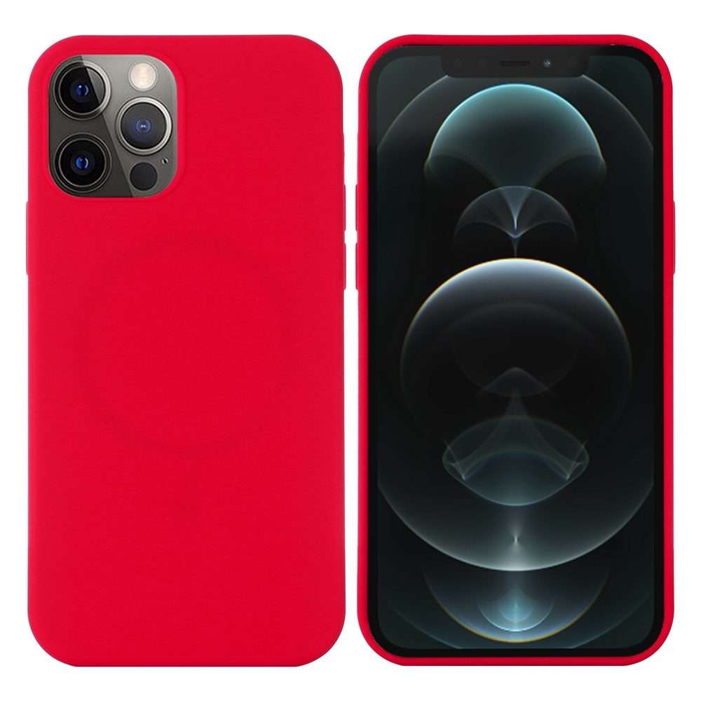 For iPhone 15 Pro Shockproof Silicone Magsafe Phone Case(Red)