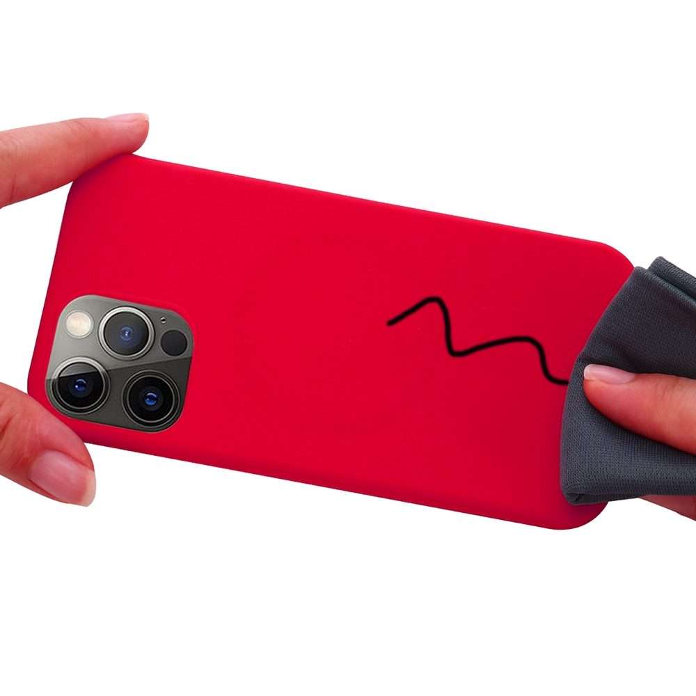 For iPhone 15 Pro Shockproof Silicone Magsafe Phone Case(Red)