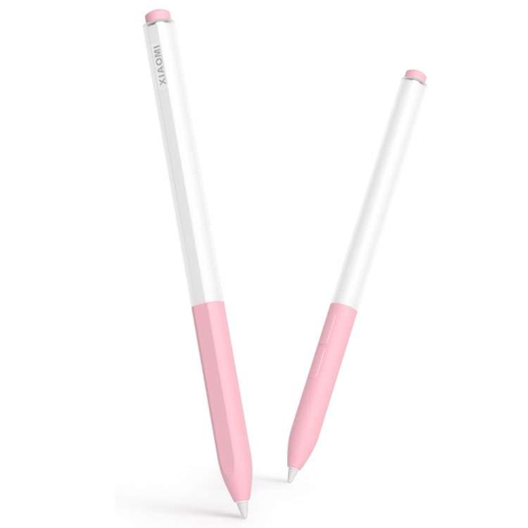 For Xiaomi Stylus Pen 2 Jelly Style Translucent Silicone Protective Pen Case(Pink)