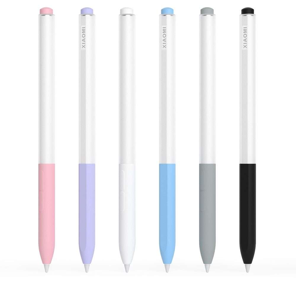 For Xiaomi Stylus Pen 2 Jelly Style Translucent Silicone Protective Pen Case(Pink)