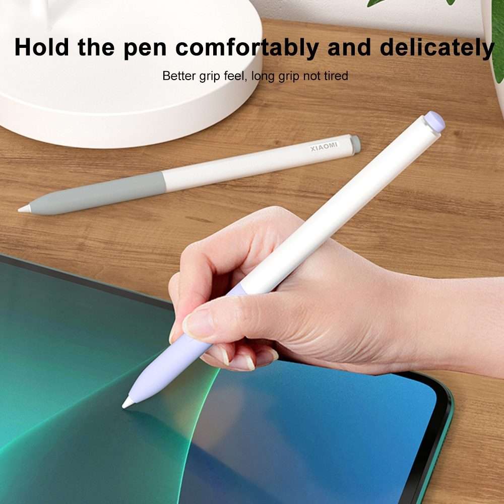 For Xiaomi Stylus Pen 2 Jelly Style Translucent Silicone Protective Pen Case(Blue)