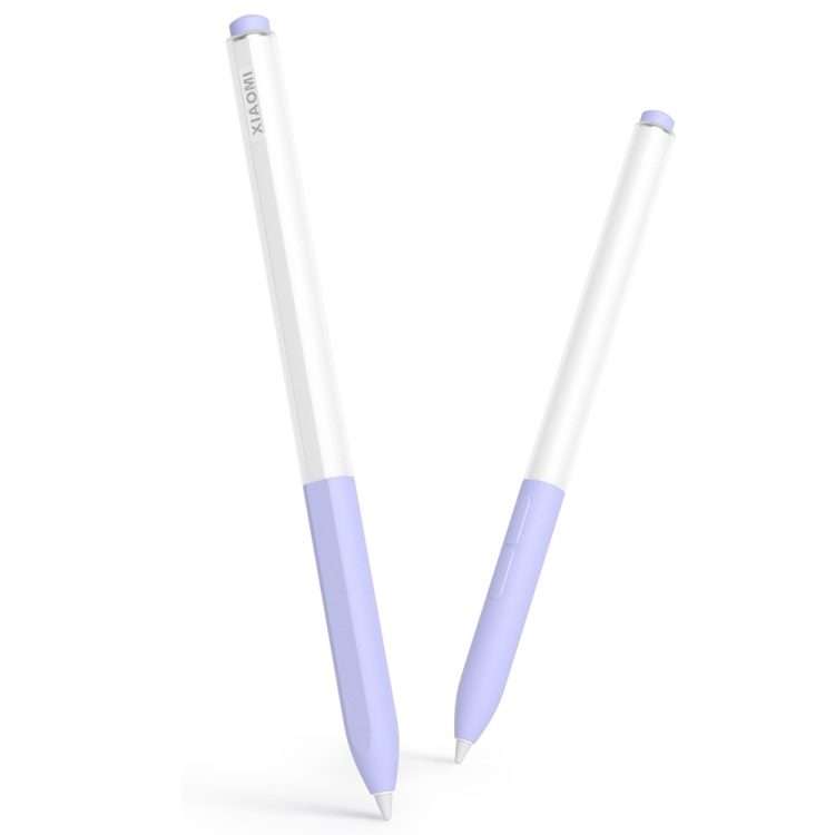For Xiaomi Stylus Pen 2 Jelly Style Translucent Silicone Protective Pen Case(Purple)