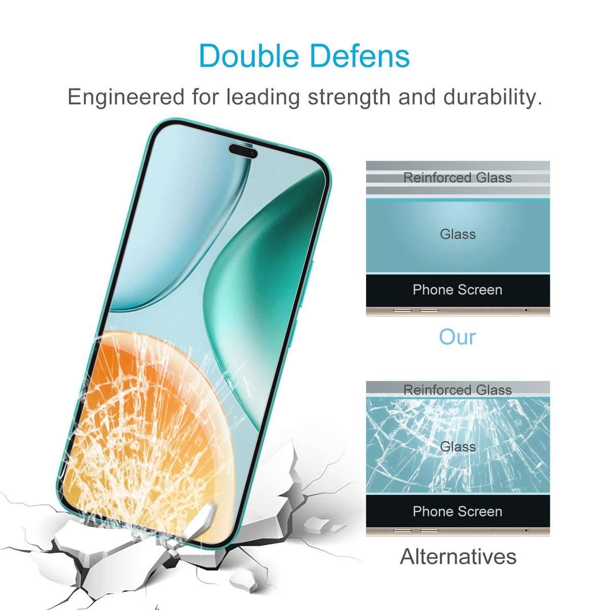 For Honor Play9T Pro 10pcs 0.26mm 9H 2.5D Tempered Glass Film