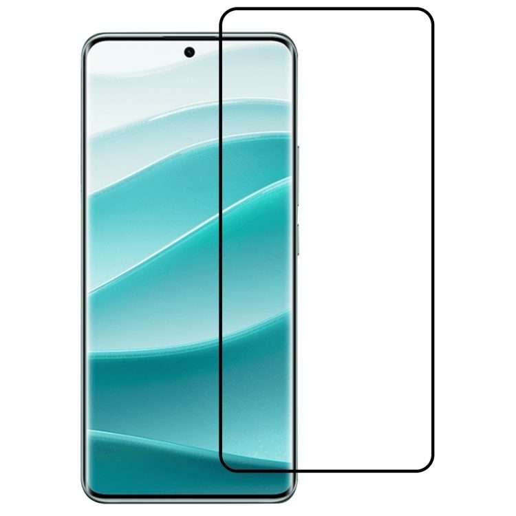 For Redmi Note 14 Pro+ 5G 9H HD 3D Curved Edge Tempered Glass Film(Black)