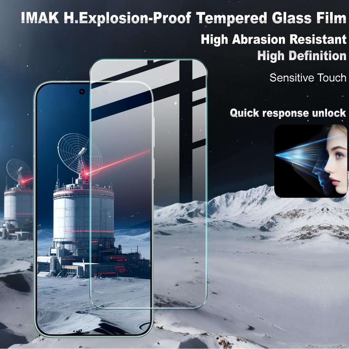 For Huawei Mate 80 Pro Max imak H Series Tempered Glass Film
