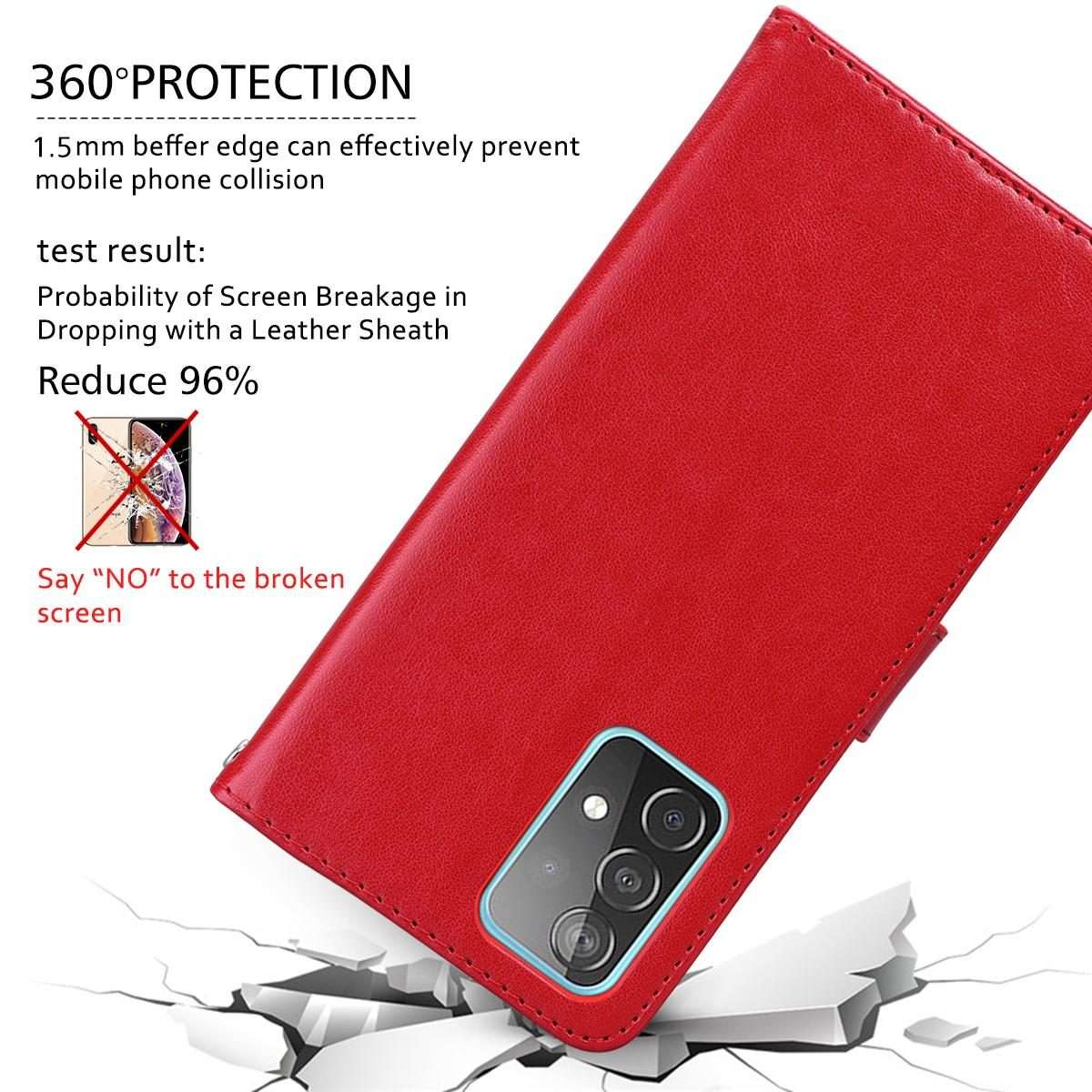 For Honor 400 Smart 5G / X7d 5G Rose Embossed Flip PU Leather Phone Case(Red)