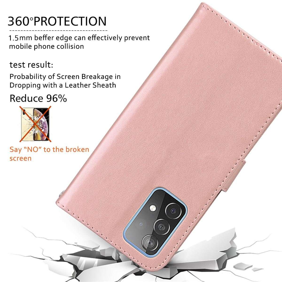 For Honor 400 Smart 5G / X7d 5G Rose Embossed Flip PU Leather Phone Case(Rose Gold)