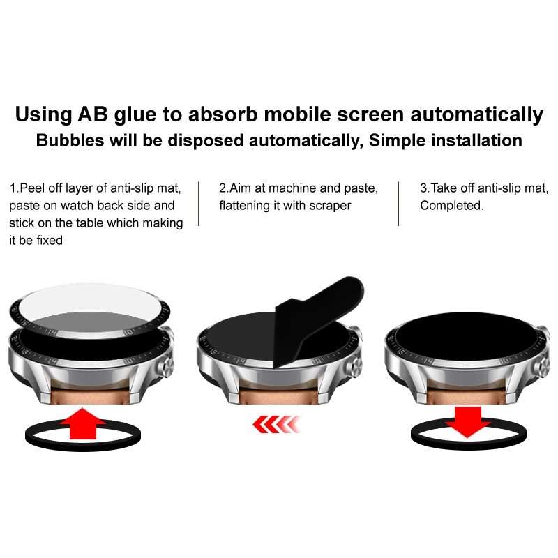 For Huawei Watch 4 Pro IMAK Plexiglass HD Watch Protective Film