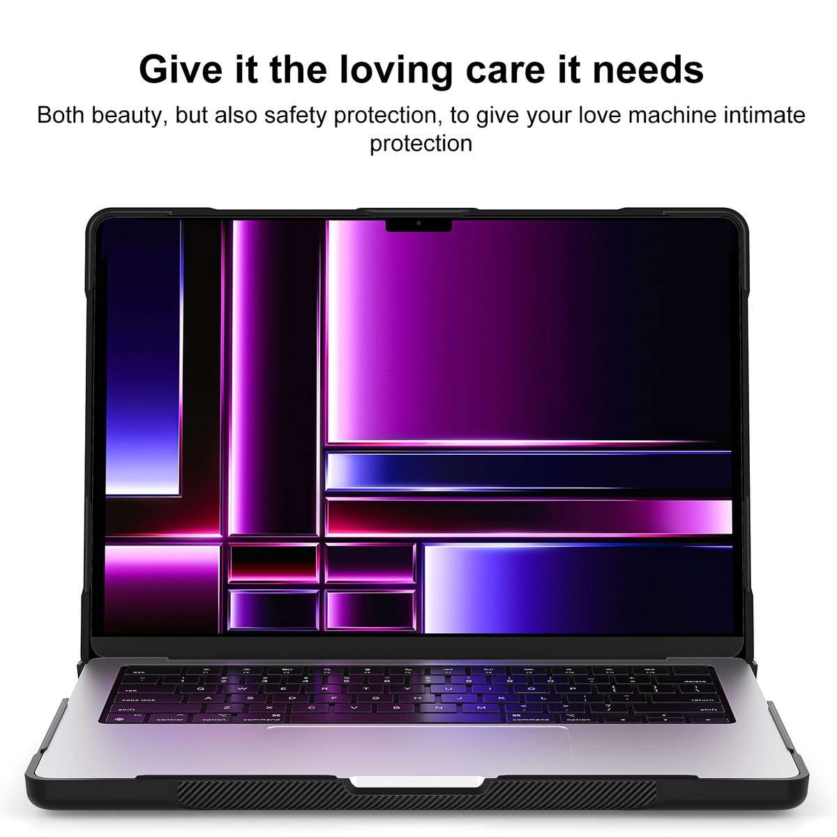 For MacBook Pro 14.2 inch 2023 / 2021 Dot Translucent Laptop Protective Case(Transparent Purple)