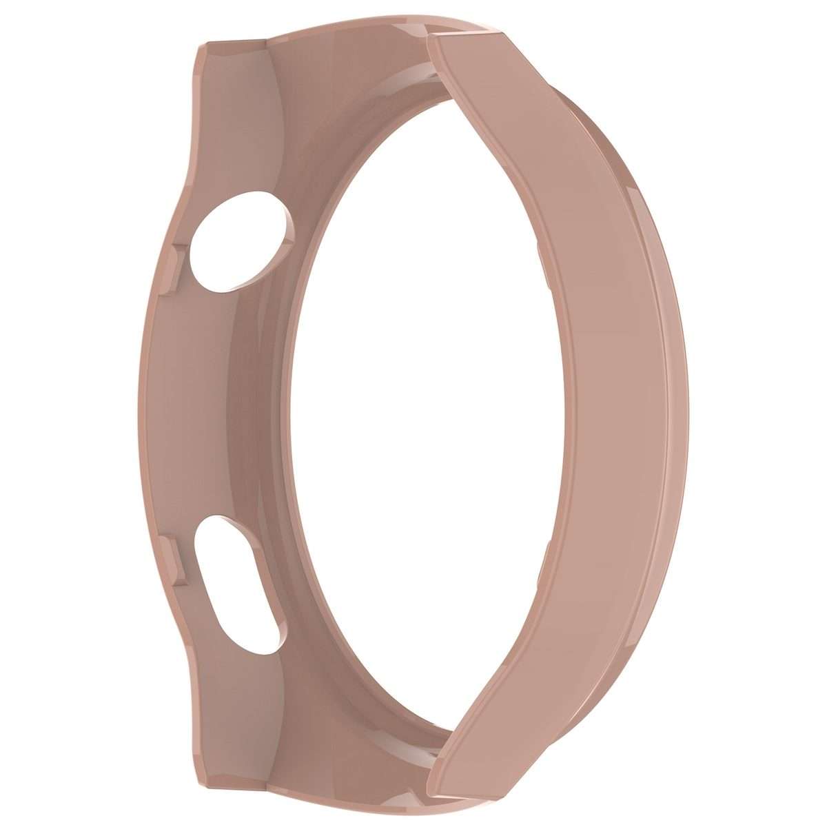 For Huawei Watch 4 Pro Half Coverage Hollowed Watch Protective Case + Hydrogel Film Set(Pink)
