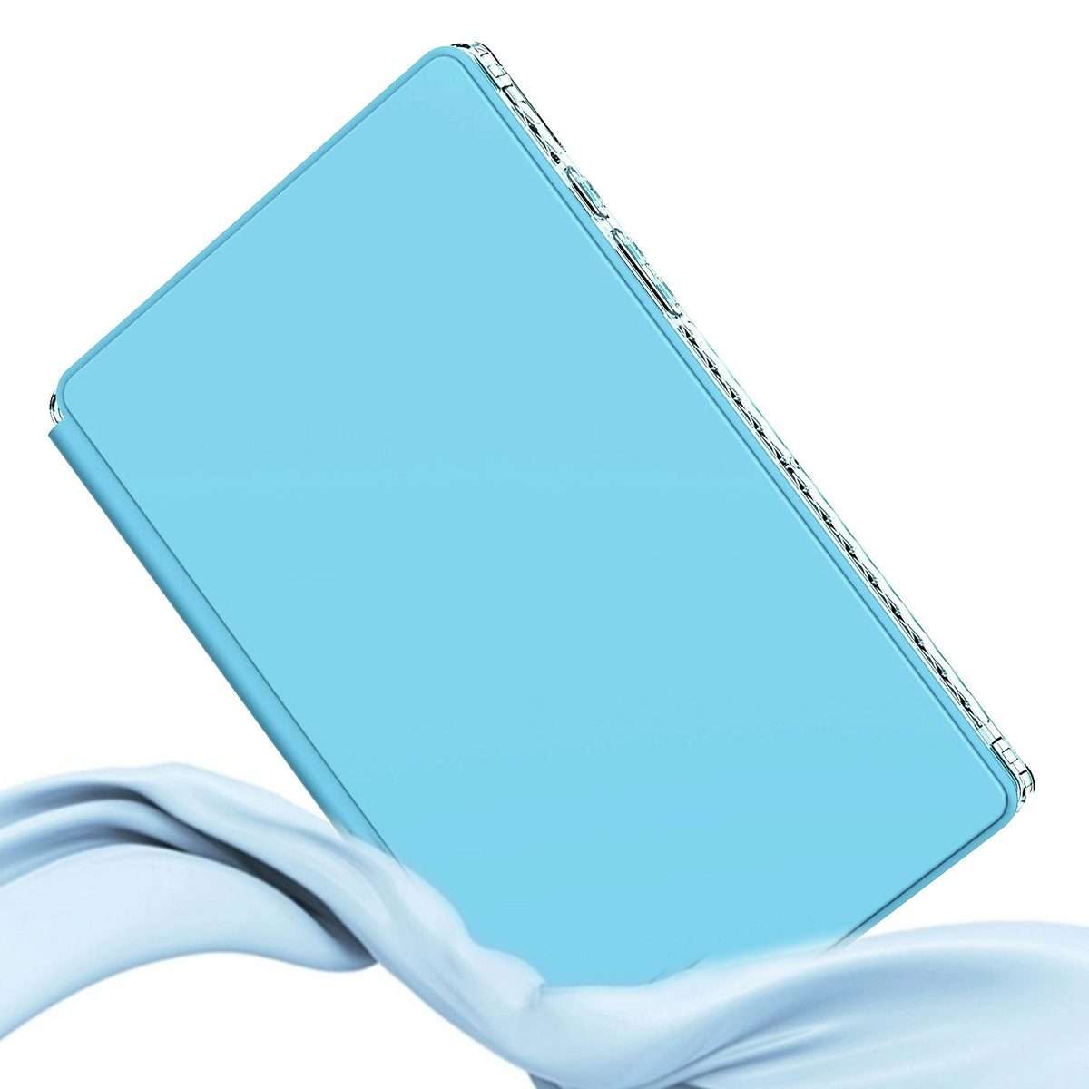 For Samsung Galaxy Tab A8 Clear 360 Rotation Stand Smart Leather Tablet Case(White)