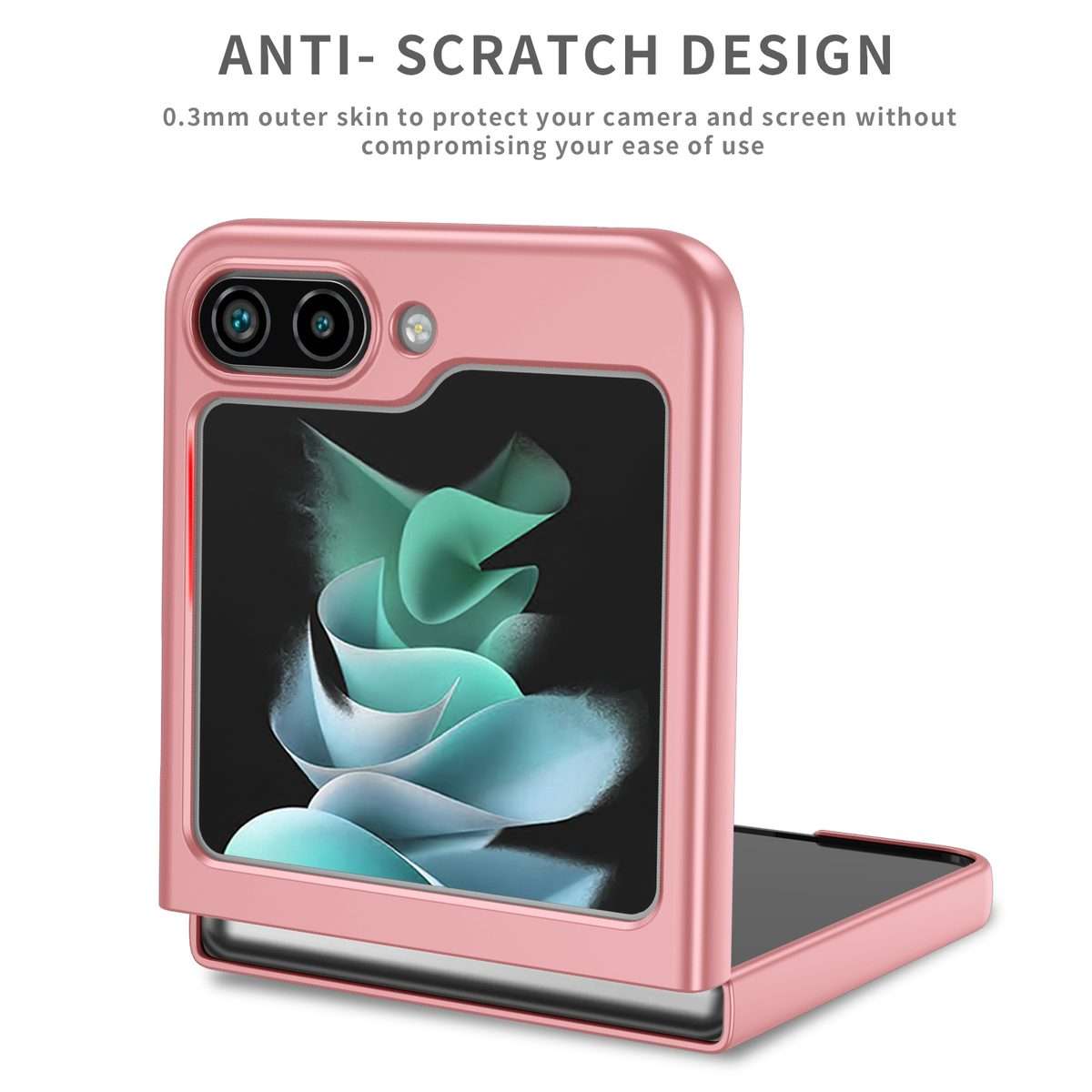 For Samsung Galaxy Z Flip5 5G Armor Foldable Phone Case(Pink)