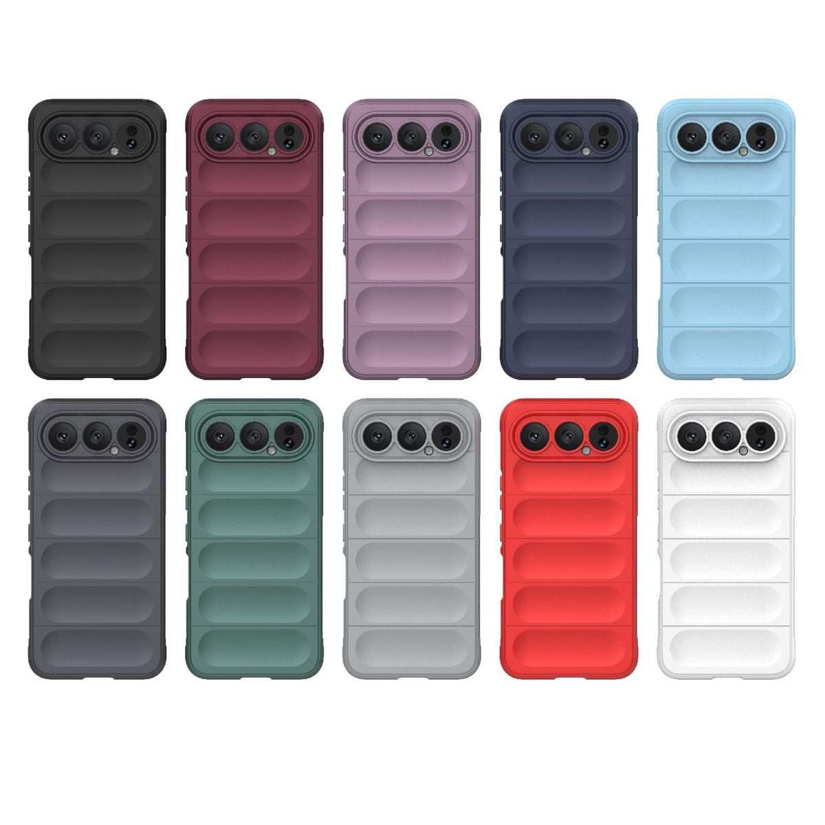 For Honor 500 Pro Global 155.8mm Magic Shield TPU + Flannel Phone Case(Light Blue)