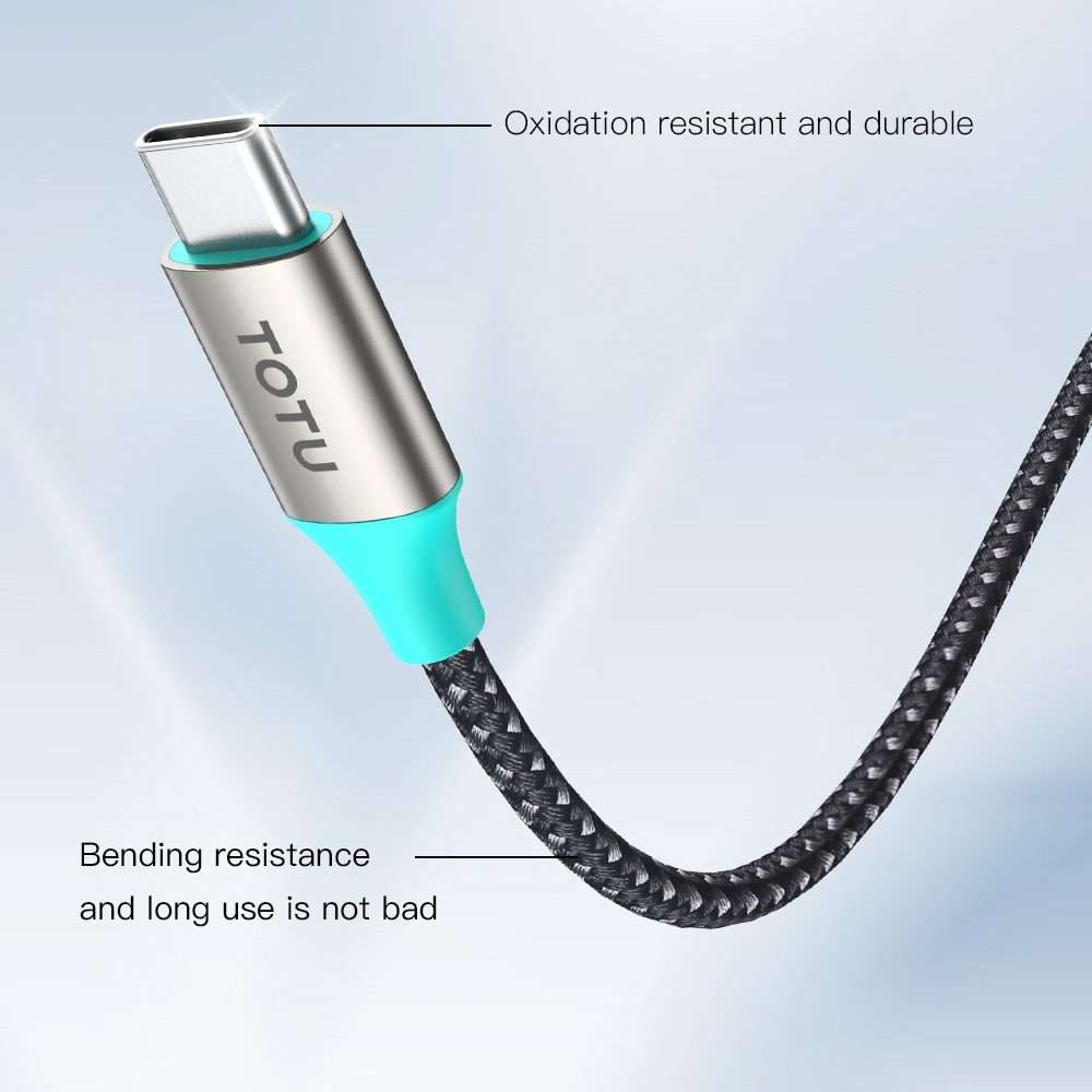 TOTU AD-5 USB-C/Type-C to 3.5mm+USB-C/Type-C Charger Audio Adapter