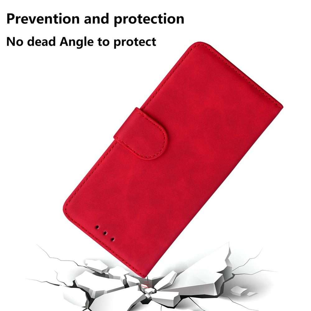 For Infinix Note 50 Pro+ Skin Feel Pure Color Flip Leather Phone Case(Red)