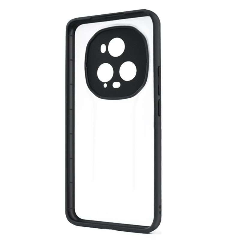 For Honor Magic5 Pro Frosted TPU + Transparent PC Phone Case(Transparent)