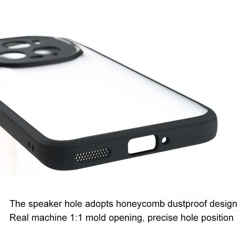 For Honor Magic5 Pro Frosted TPU + Transparent PC Phone Case(Transparent)