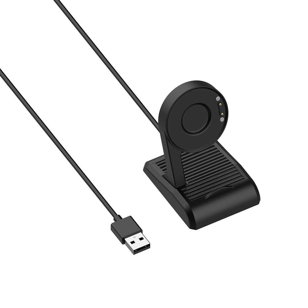 For Ticwatch Pro 5 Smart Watch USB Vertical Magnetic Charger, Lenght: 1m(Black)