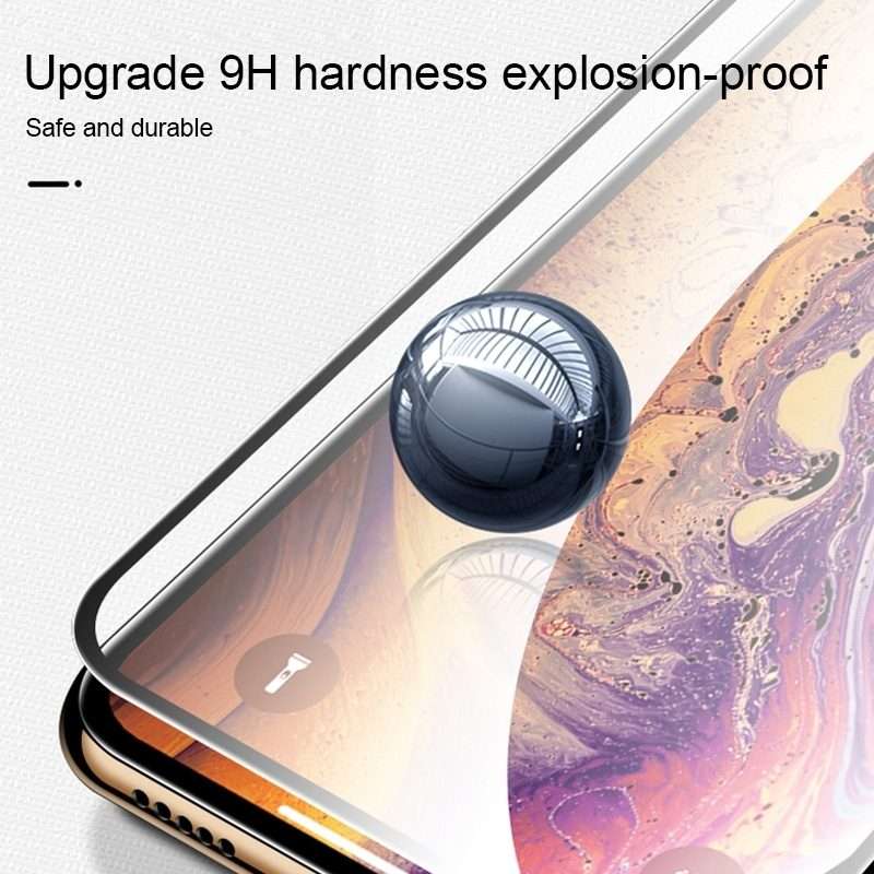 For iPhone 16 Pro 25pcs High Aluminum Large Arc Full Screen Tempered Glass Film