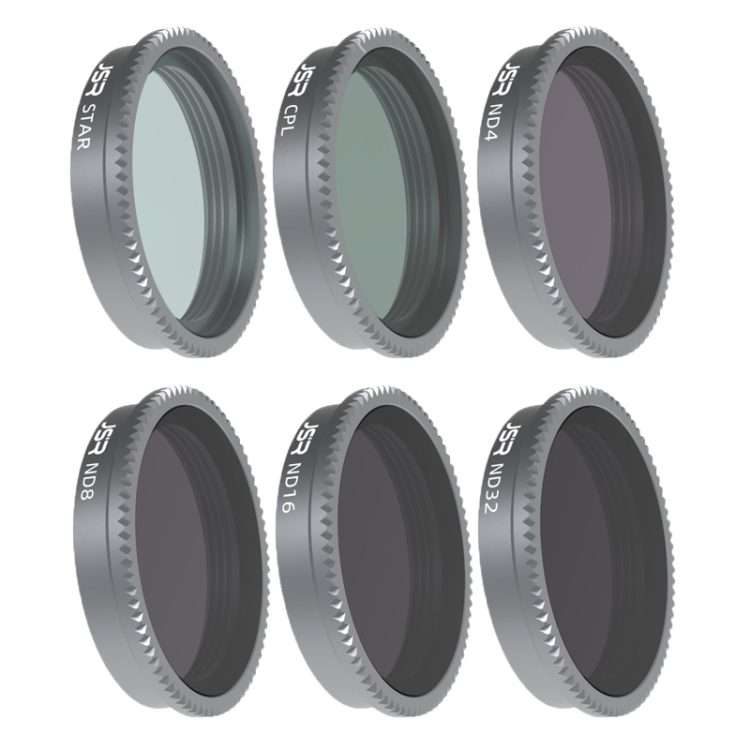 For Insta360 GO 2 / GO 3 JSR LS Series Camera Lens Filter, Filter:6 in 1 STAR CPL ND4 ND8 ND16 ND3