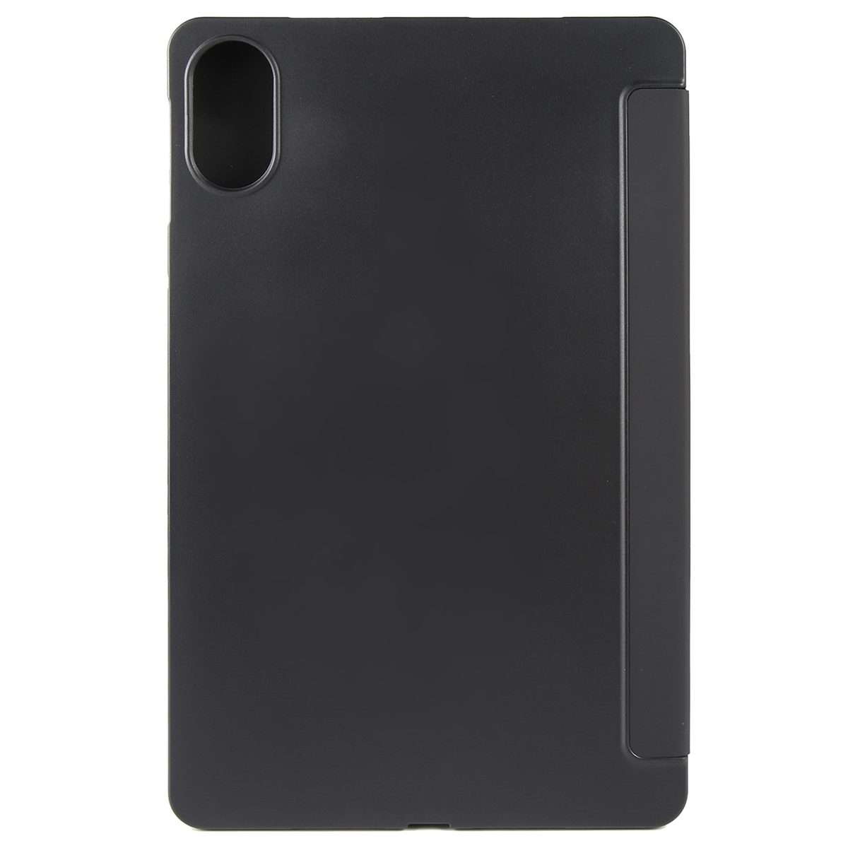 For Honor Pad X9 / X8 Pro Solid Color 3-folding Leather Tablet Case(Black)