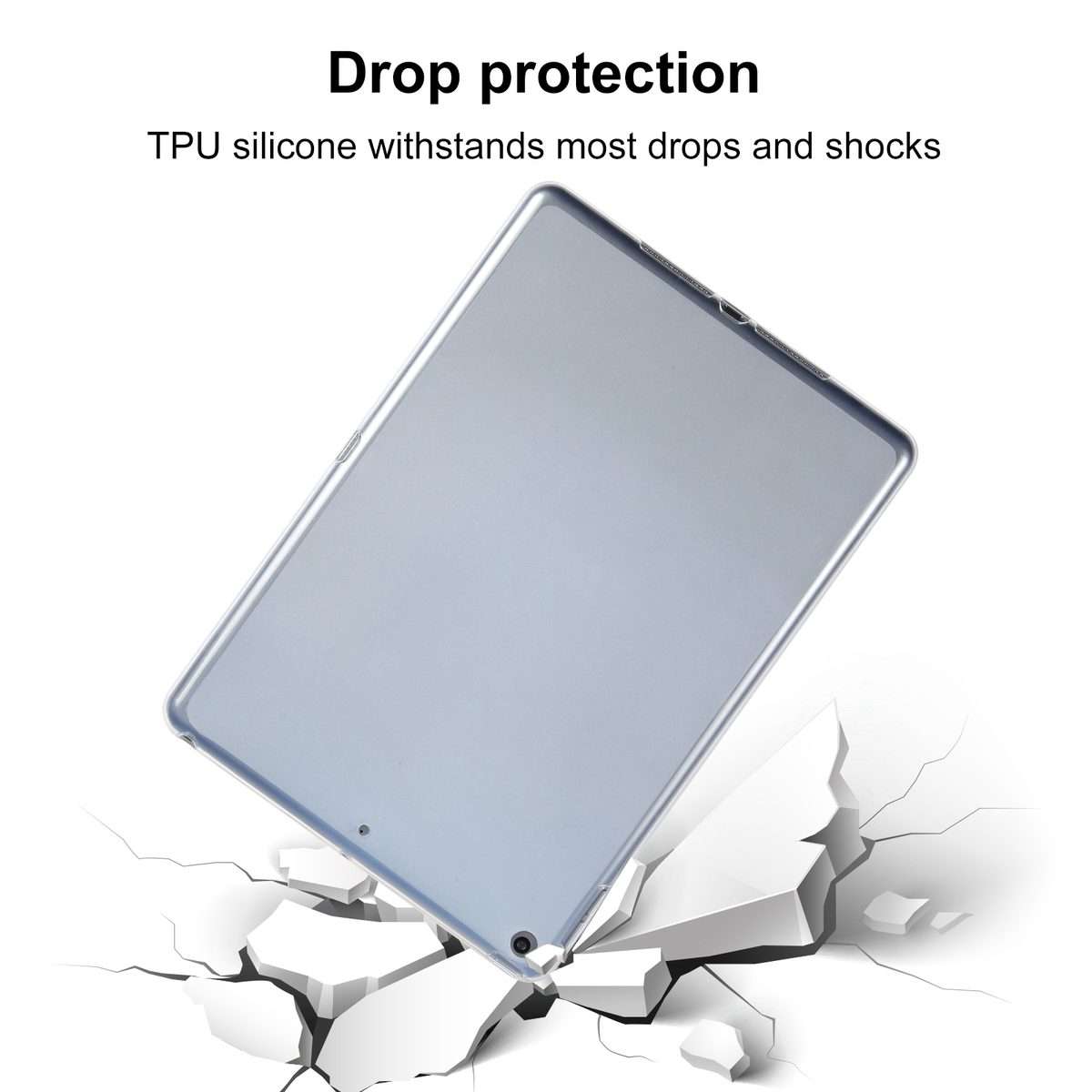 For Samsung Galaxy Tab A9 8.7 TPU Tablet Case(Frosted Clear)