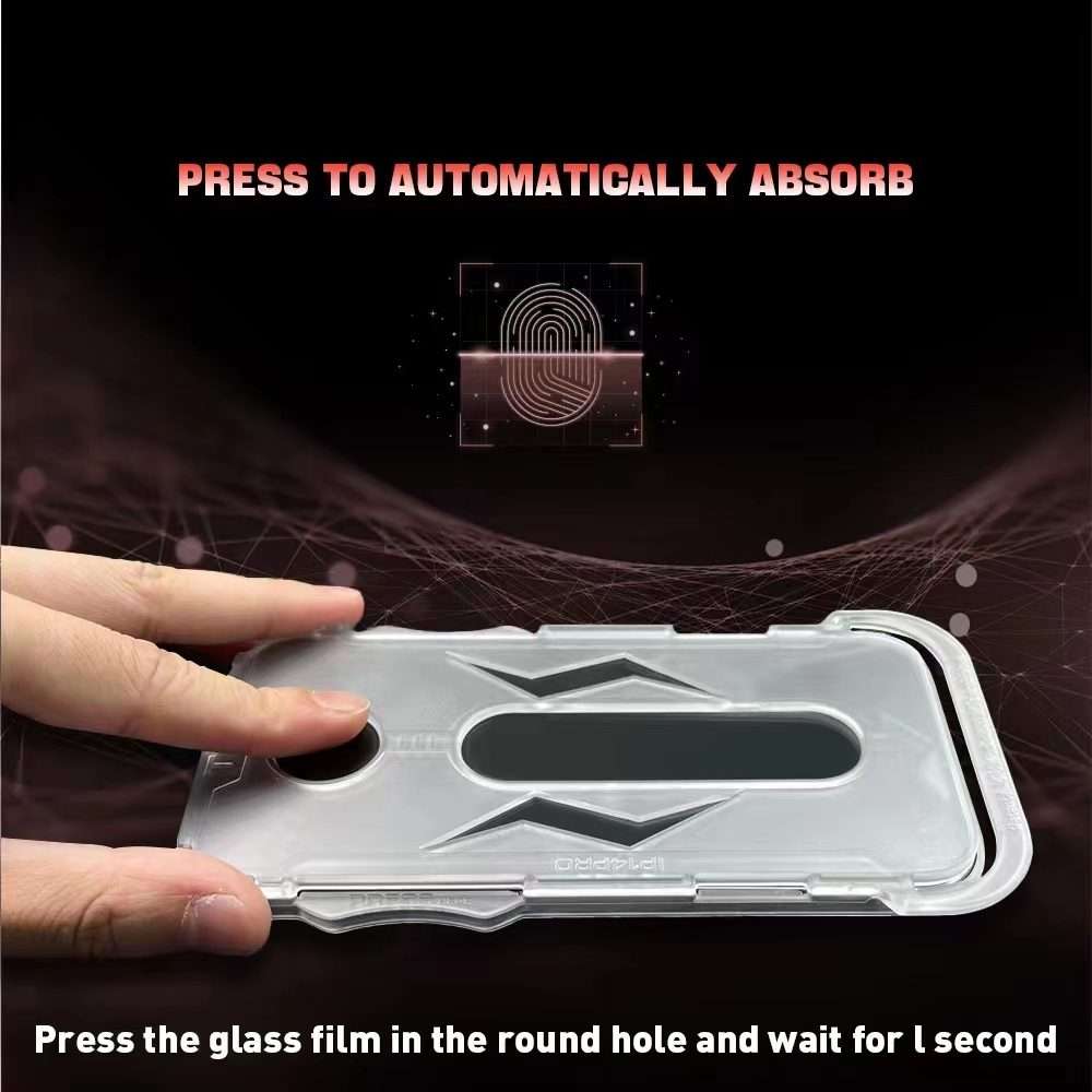 For iPhone 14 Pro Max Easy Install Matte Armor Tempered Glass Film