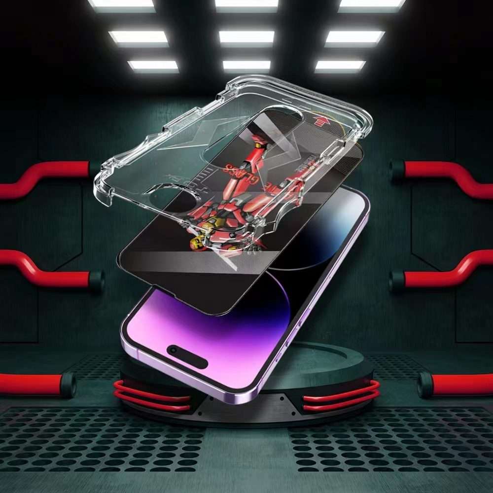 For iPhone 12 Pro Max Easy Install Matte Armor Tempered Glass Film