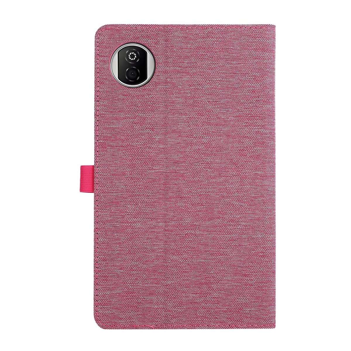 For Honor Pad X7 8.7 Fabric Texture Horizontal Flip Leather Tablet Case(Rose Red)