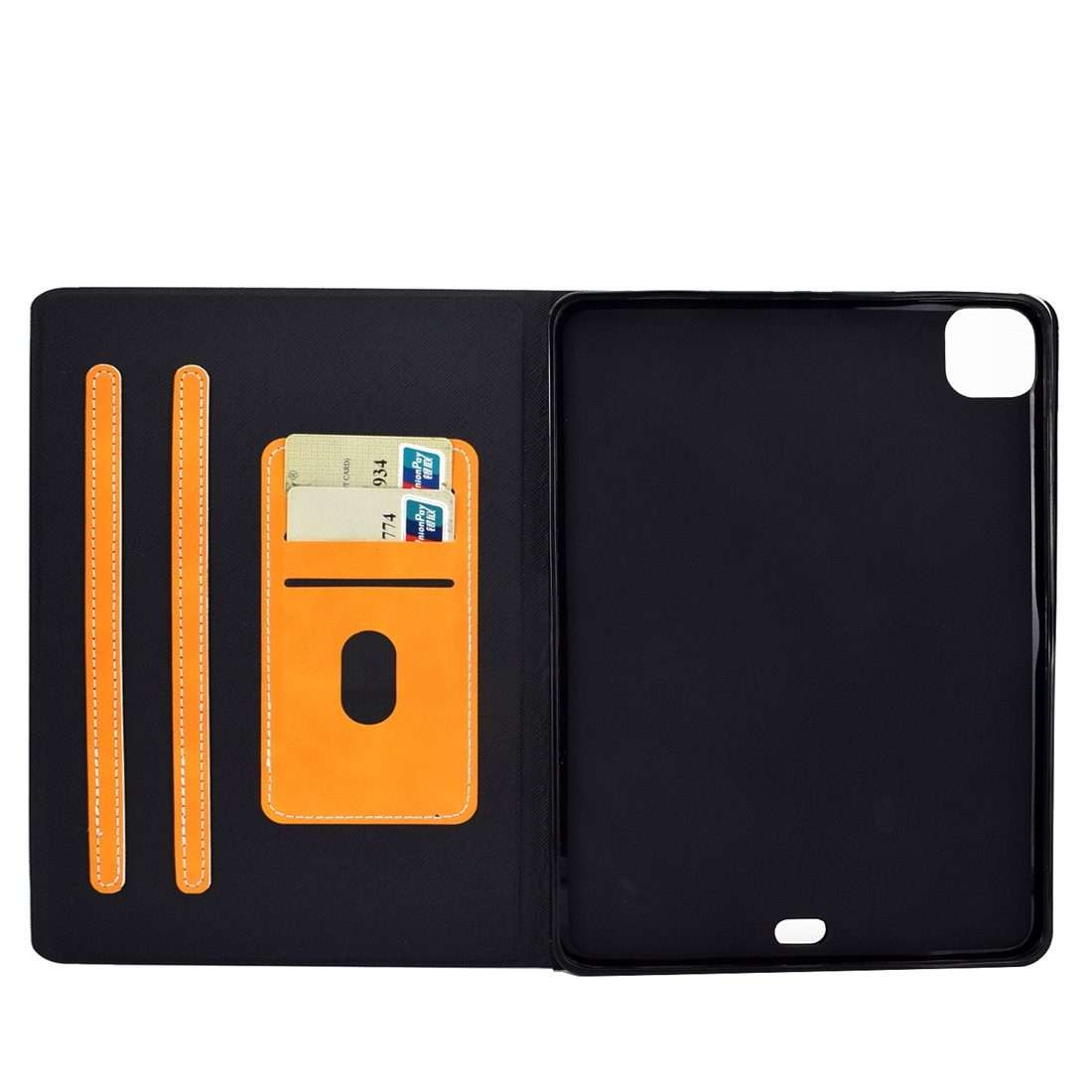 For iPad Pro 11 (2020) & (2018) Cowhide Texture Horizontal Flip Leather Tablet Case wi ... (Khaki)