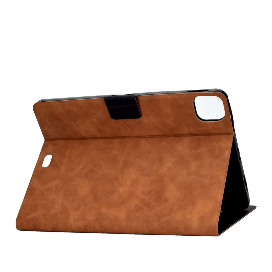 For iPad Pro 11 (2020) & (2018) Cowhide Texture Horizontal Flip Leather Tablet Case wi ... (Brown)