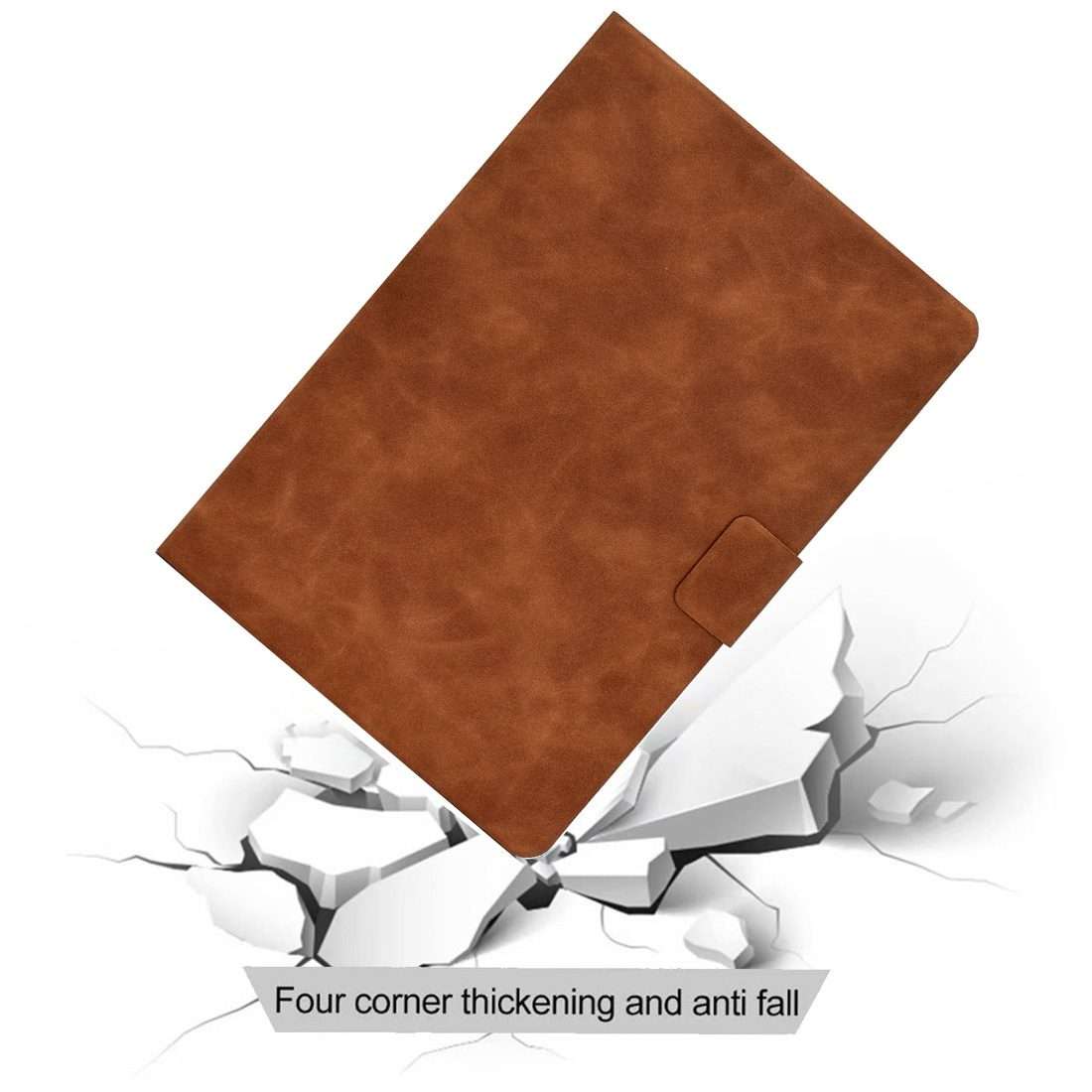 For iPad Pro 11 (2020) & (2018) Cowhide Texture Horizontal Flip Leather Tablet Case wi ... (Brown)