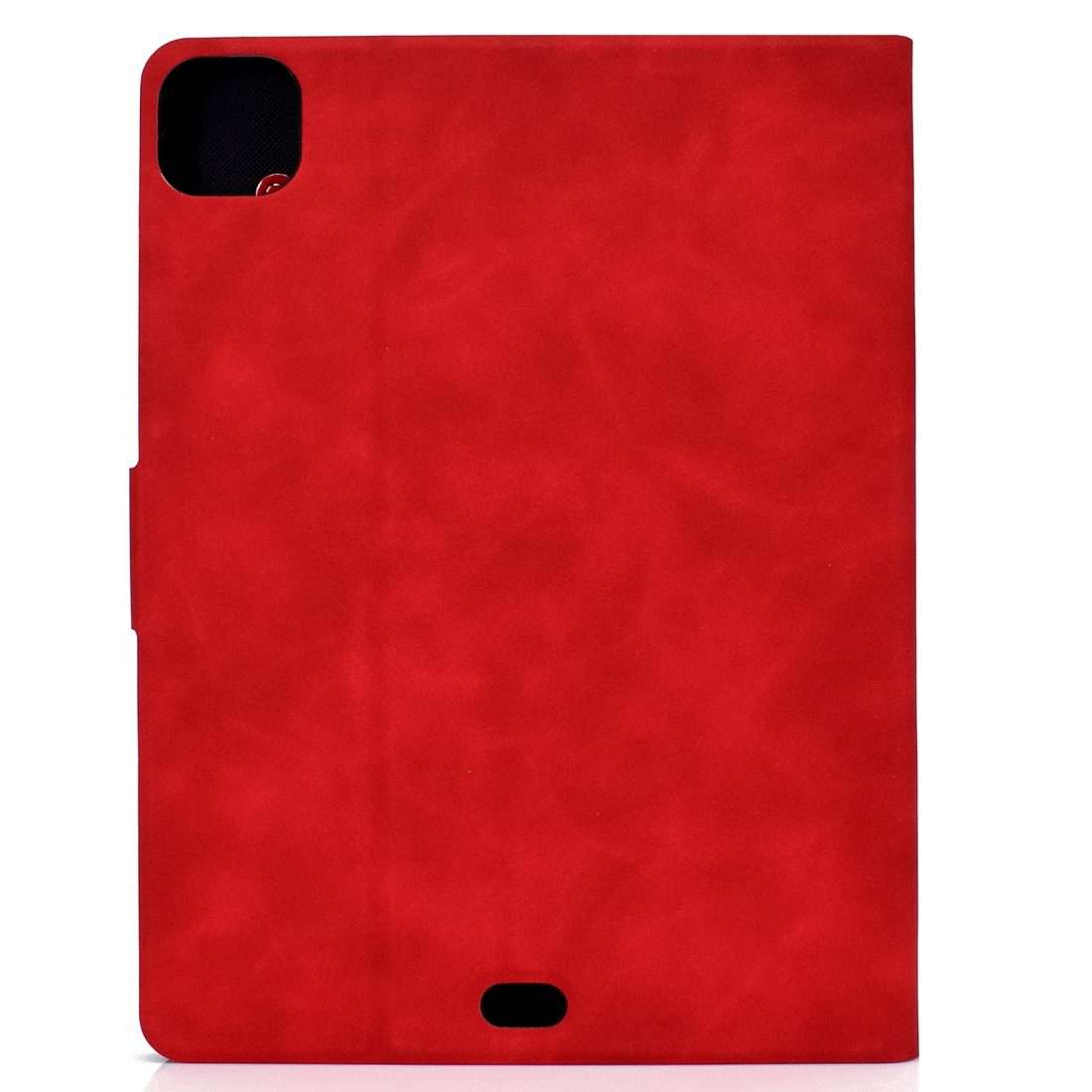 For iPad Pro 11 (2020) & (2018) Cowhide Texture Horizontal Flip Leather Tablet Case with ... (Red)