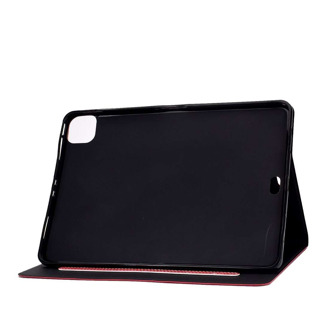 For iPad Pro 11 (2020) & (2018) Cowhide Texture Horizontal Flip Leather Tablet Case with ... (Red)