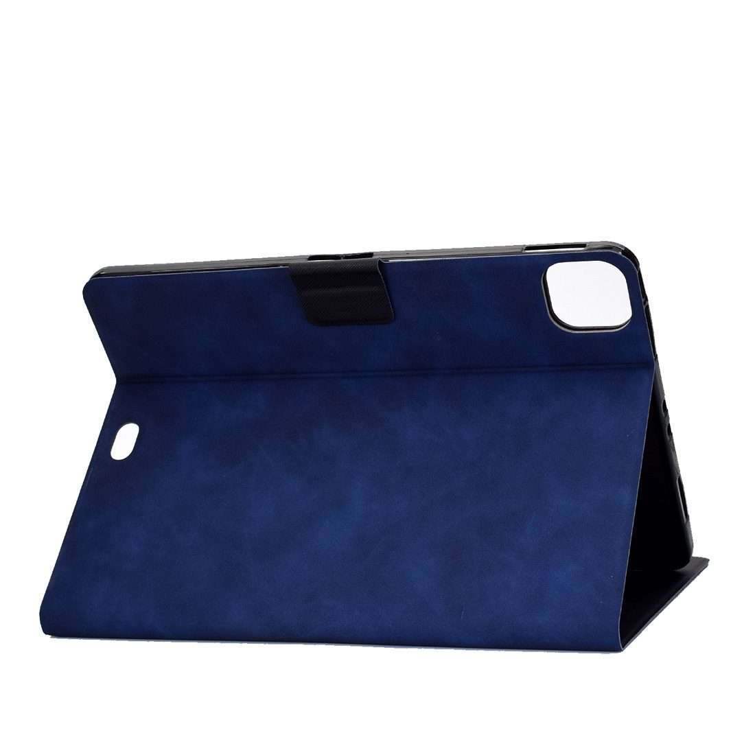 For iPad Pro 11 (2020) & (2018) Cowhide Texture Horizontal Flip Leather Tablet Case wit ... (Blue)