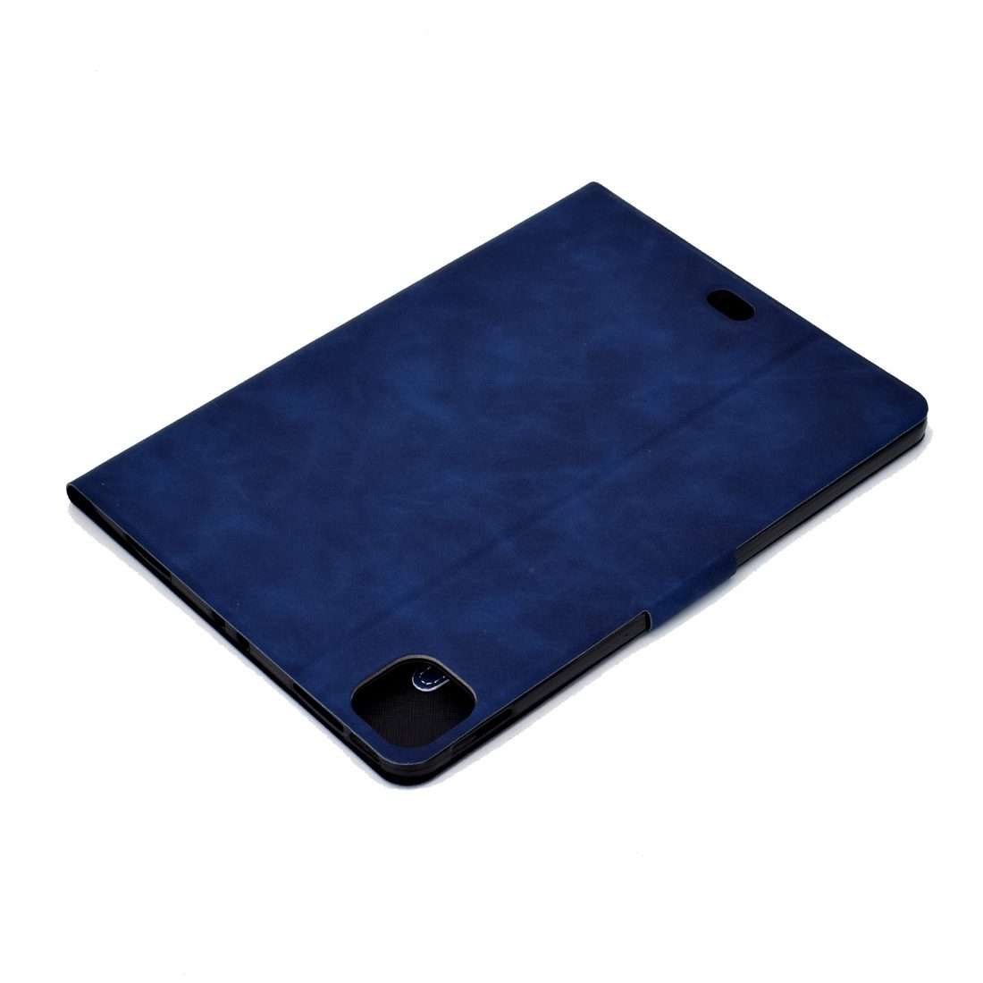 For iPad Pro 11 (2020) & (2018) Cowhide Texture Horizontal Flip Leather Tablet Case wit ... (Blue)