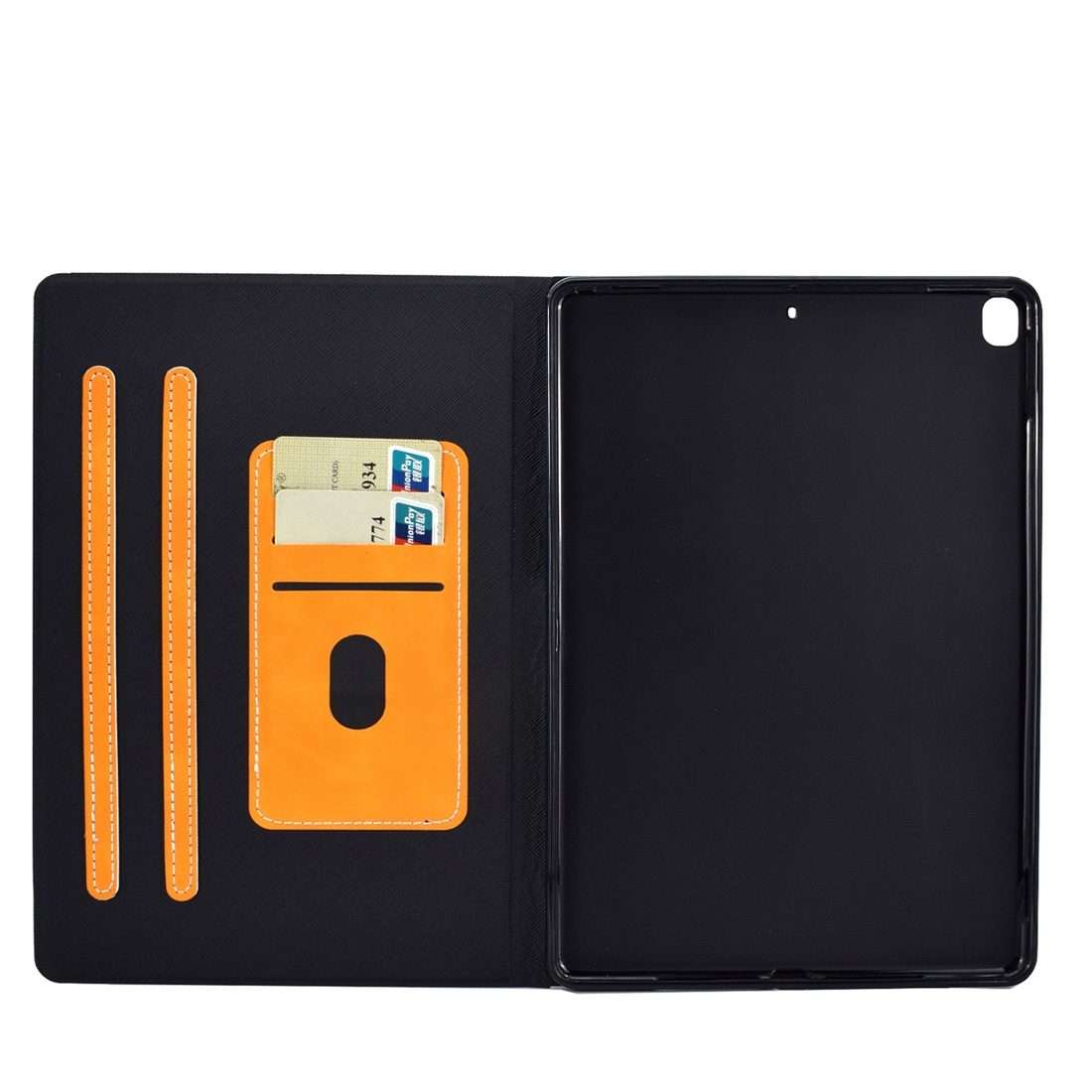 For iPad 10.2 / Air (2019) / Pro 10.5 Cowhide Texture Horizontal Flip Leather Case wit ... (Khaki)