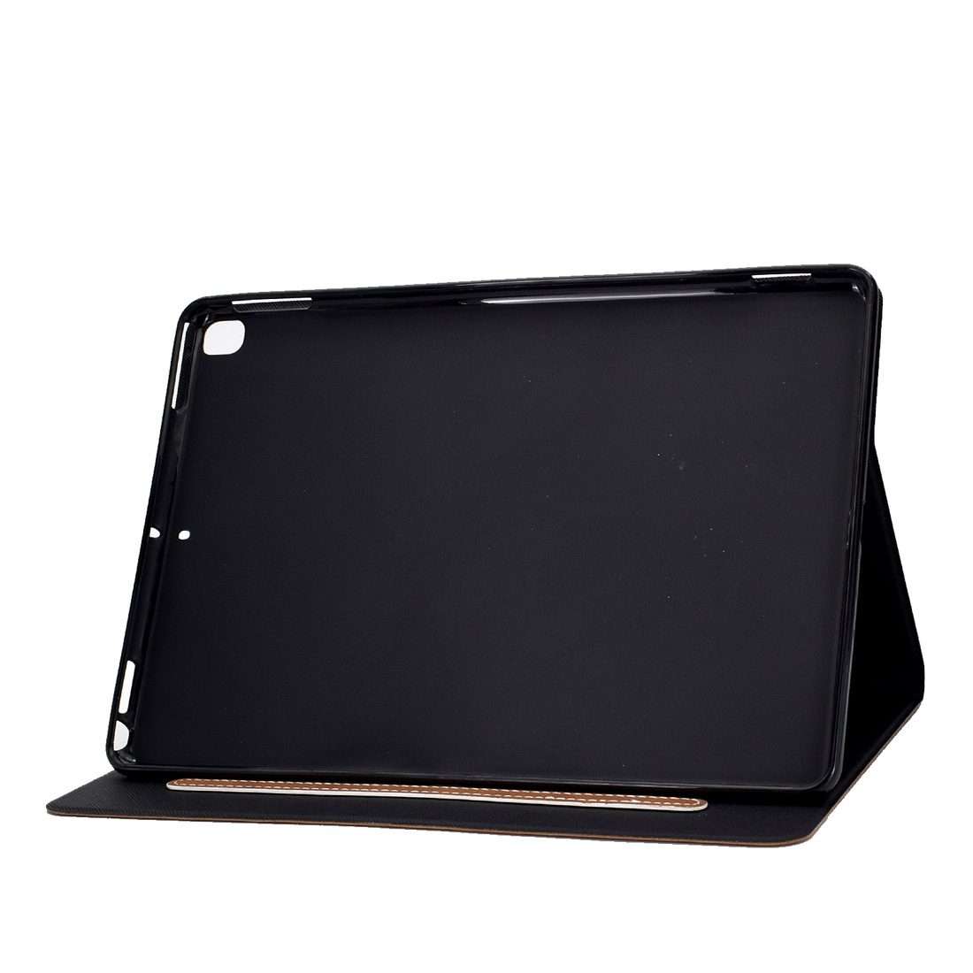 For iPad 10.2 / Air (2019) / Pro 10.5 Cowhide Texture Horizontal Flip Leather Case wit ... (Brown)