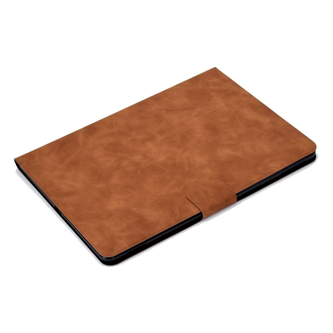 For iPad 10.2 / Air (2019) / Pro 10.5 Cowhide Texture Horizontal Flip Leather Case wit ... (Brown)