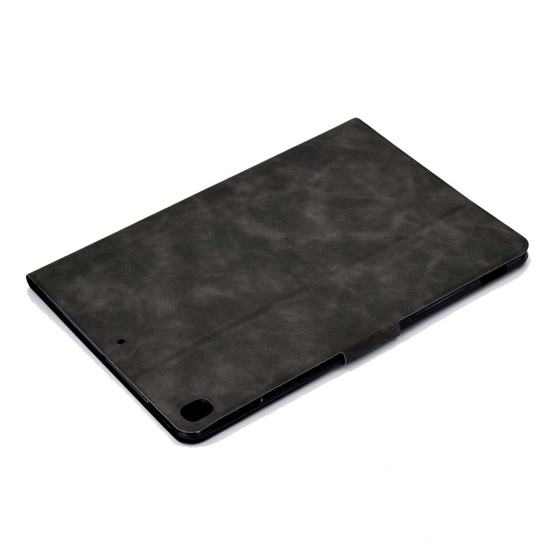 For iPad 10.2 / Air (2019) / Pro 10.5 Cowhide Texture Horizontal Flip Leather Case with ... (Grey)