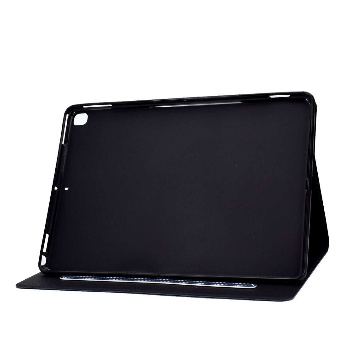For iPad 10.2 / Air (2019) / Pro 10.5 Cowhide Texture Horizontal Flip Leather Case with ... (Blue)