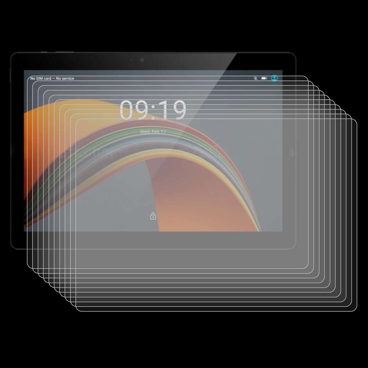 For ZTE Blade X10 Pro 25pcs 9H 0.3mm Explosion-proof Tempered Glass Film