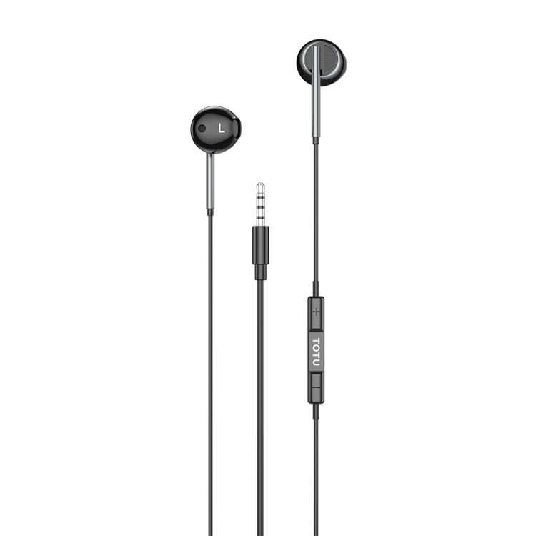 TOTU EP-3 In-Ear Wired Earphone Cable Length:1.2m, Plug Type:3.5mm(Black)