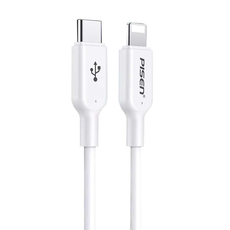 PISEN 1m 3.0A Type-C to 8 Pin PD Fast Charging Cable