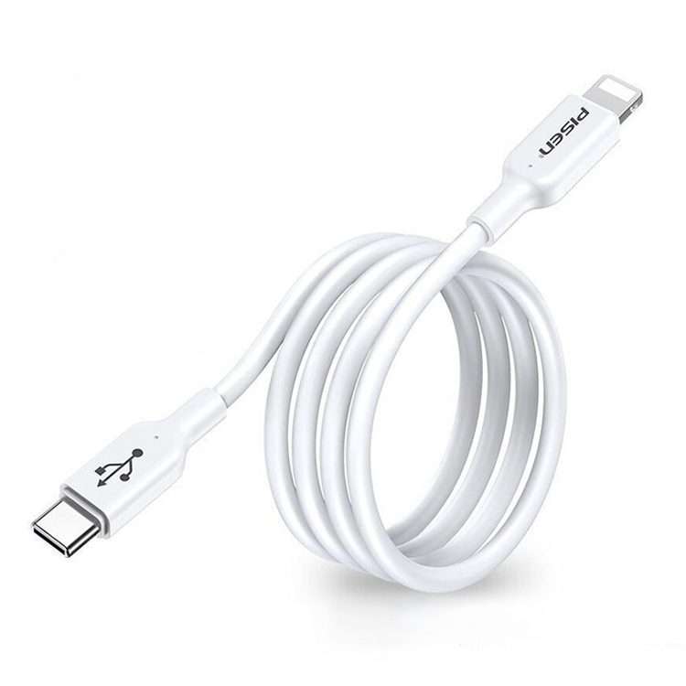 PISEN 1m 3.0A Type-C to 8 Pin PD Fast Charging Cable