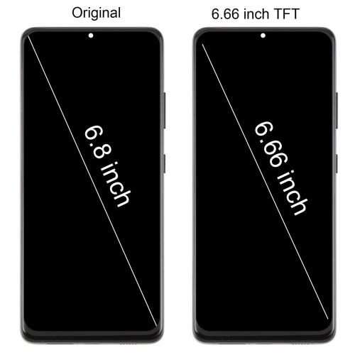 For Galaxy S21 Ultra 5G SM-G998B 6.66 inch TFT LCD Screen Digitizer Full Assembly with Frame, Not