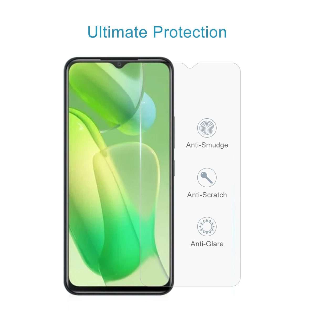 For itel Vision 5 10pcs 0.26mm 9H 2.5D Tempered Glass Film